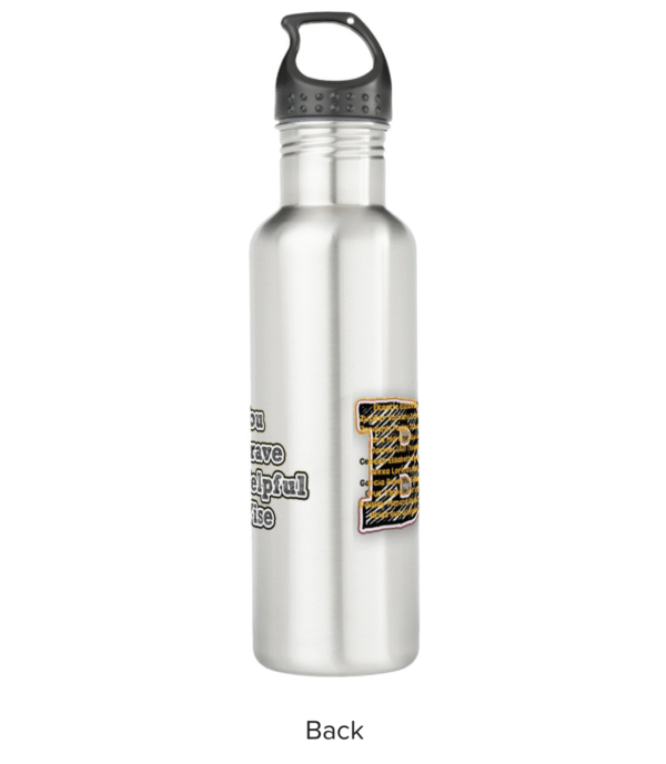 Save the Bees - Bee YOU Stainless Steel Water Bottle - Image 4
